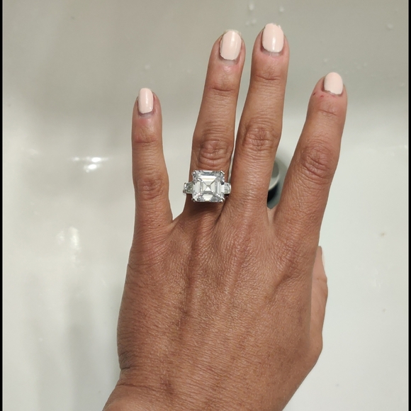 Beautiful giant large ring sterling silver - Picture 4 of 12